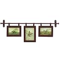 Western-Style Hanging Metal Wall Frame Trio