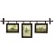 Western-Style Hanging Metal Wall Frame Trio