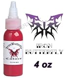 Iron Butterfly Tattoo Ink 4 OZ BLOOD RED Pigment New