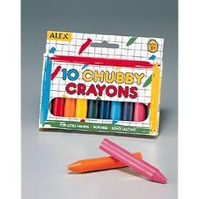 Chubby Crayons (10) by Alex Toys