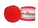 Boxing/MMA Handwraps 180" Mexican Style Elastic 1 Pair RED