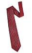 Paisley and Diags Woven Tie in red