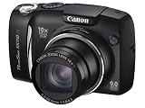 Canon PowerShot SX110 IS Digital Camera - Black (9.0MP, 10x Optical Zoom) 3.0'' LCD