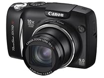 Canon PowerShot SX110 IS Digital Camera - Black (9.0MP, 10x Optical Zoom) 3.0 inch LCD