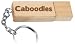 Engraved Wooden USB Flash Drive 8 GB with chain - Engraved name Caboodles