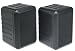 Studio Acoustics MS-80B 3-way Stereo Speakers, pair (Black)