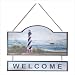 RUSTIC WOOD LIGHT HOUSE LIGHTHOUSE WELCOME SIGN PLAQUE
