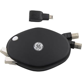 GE Retractable 4&ndash;in&ndash;1 4' Cable