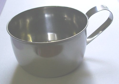 Japanese Stainless Steel Clip Handle Water Mug 8oz On Sale