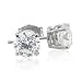 EGL Certified 14k White or Yellow Gold Diamond Stud Earrings (GH, SI3-I1, 1.25 carat) - Money Back Guarantee