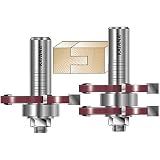 MLCS 17840 Katana Tongue and Groove Router Bit Set, 1/2-Inch Shank, 2-Piece