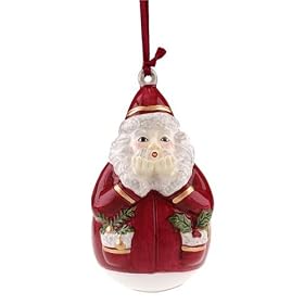 Villeroy & Boch Festive Collection Wishing Santa 4-3/4-Inch Ornament