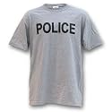 Gray / Grey Law Enforcement "Police" T-Shirt