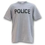 New Grey Police T-Shirt