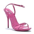 Penthouse Women's PH459-NIKI, 4.5" Unit with 1/2" Platform, Patent Rhinestoned Sandal.
