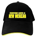 CAPS BLACK EMBROIDERY " EVERYONE LOVES NEW MEXICAN " NEW MEXICO