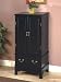 Jewelry : Classic Black Jewelry Storage Armoire with Mirror By Coaster