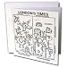 Londons Times Funny Society Cartoons - Vowel Movement And Consonantpation - Greeting Cards-12 Greeting Cards with envelopes