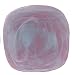  Colorful Recycled Art Glass Square Plate Pink 12.75\