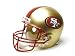 San Francisco 49ers Full Size Deluxe Replica NFL Helmet
