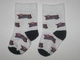 PHILADELPHIA 76ERS Team Logo Cotton Baby Booties
