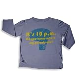 CC Rags - Boys Long Sleeved Tee, Blue Grey
