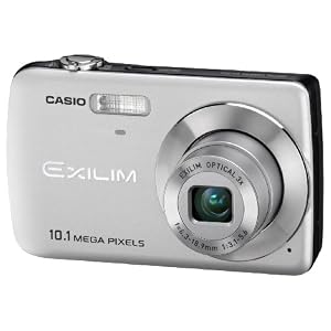 Casio EXILIM EX-Z33 SR Digitalkamera (10 Megapixel, 3-fach opt. Zoom, 6,4 cm (2,5 Zoll) Display) silber