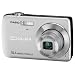 Casio EXILIM EX-Z33 SR Digitalkamera (10 Megapixel, 3-fach opt. Zoom, 6,4 cm (2,5 Zoll) Display) silber