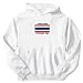 SWEATSHIRT WHITE ELEGANT FLAG \