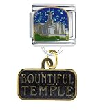Mormon Temple Bountiful Utah Italian Charms Bracelet Link