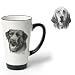 Porcelain Funnel Cup with English Setter (Black and white, 6 inch)