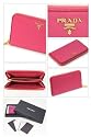 Prada Wallet Clutch in Fuchsia