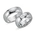 Exklusive Eheringe aus 333er Weissgold mit Brillant WR0409-3s
