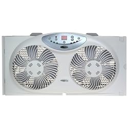 Bionaire BW2300 Twin Window Fan with Remote Control