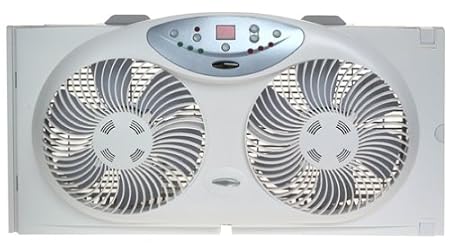 Bionaire BW2300 Twin Window Fan with Remote Control $43.99