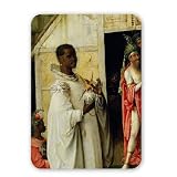 The Adoration of the Magi: detail of King.. - Mouse Mat Art247 Highest Quality Natural Rubber Mouse Mats - Mouse Mat