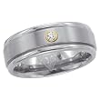 Titanium 0.05 ct. Diamond Men's Ring