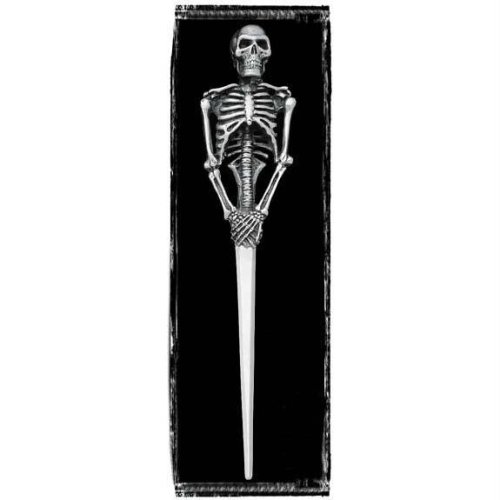Skeleton Pewter Letter Opener Skull