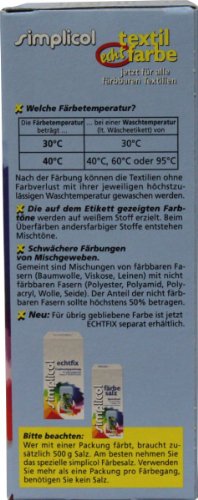 SIMPLICOL flüssig Textil-Echtfarbe Dunkel-Braun