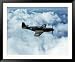 North American's P-51 Mustang Fighter is in Service with Britain's Royal Air Force, 1942 Collections Framed Photographic Poster Print by Mark Sherwood, 43x36