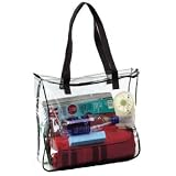 Clear Tote Bag with Black Handles ~ Clear Handbags & More