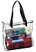 Clear Tote Bag with Black Handles