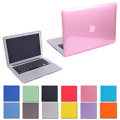 HDE Glossy Hard Shell Clip Snap-on Case for MacBook Air 13