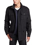 Michael Kors Men's Quincy Wool Blend Button Front Multi Pocket Field Coat