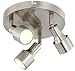 TP24 Valletta 3 Head Spot Plate in Satin Silver Finish