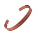Men's Magnetic Copper Wwjd Golf Cuff Bracelet