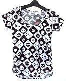 半額!!! アヴリル・ラヴィーン Tシャツ/Abbey Dawn Skully Argyle/ AQT-293S