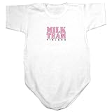 BABY BODYSUIT WHITE  MILK TEAM FINLAND  0 - 3 Months