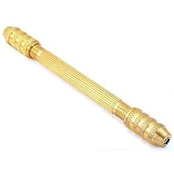 Double End Pin Vise Jewelers Drill Watchmaker Hand Tool