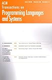 Acm Transactions on Programming Languages and Systems
